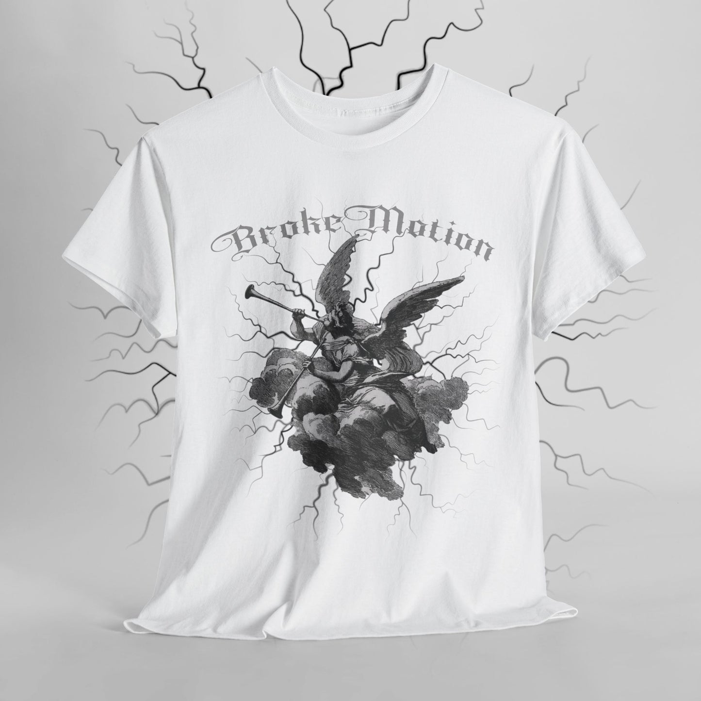 Broke Motion Trumpet Angel T-Shirt