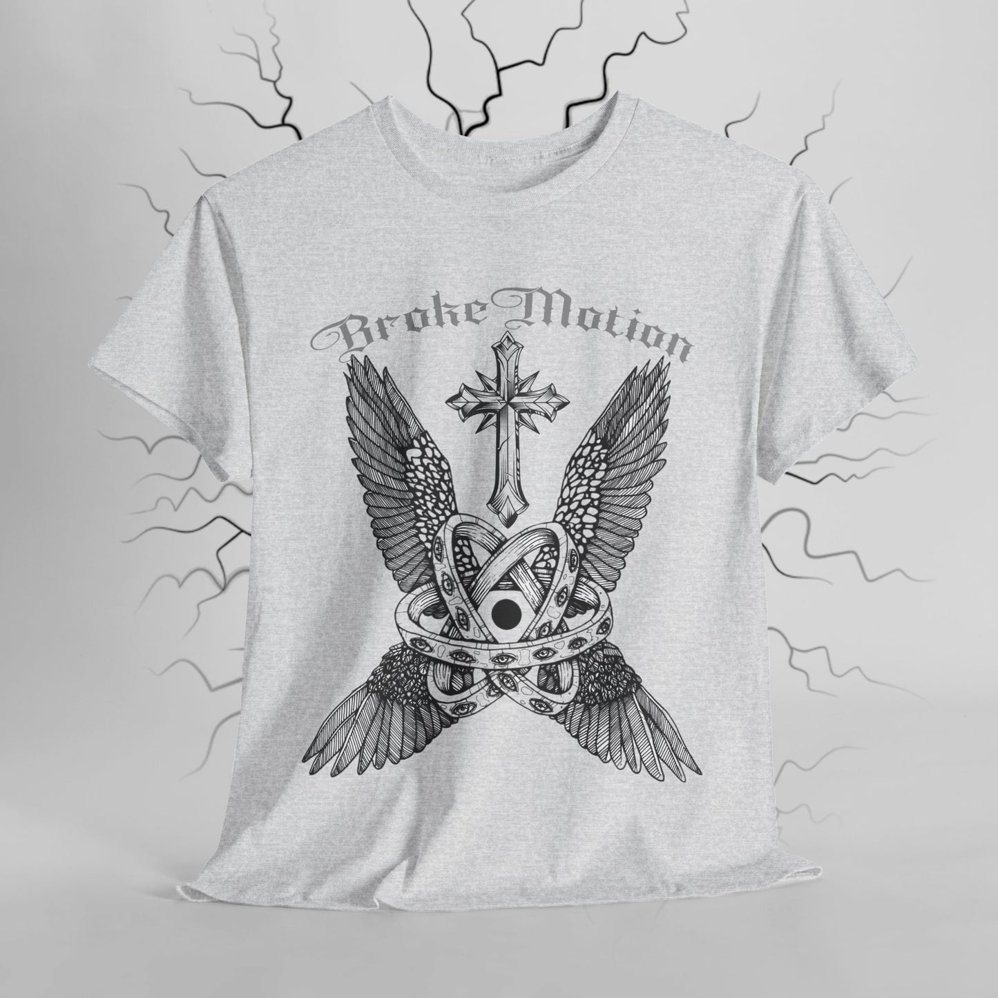 Broke Motion Angel White T-Shirt