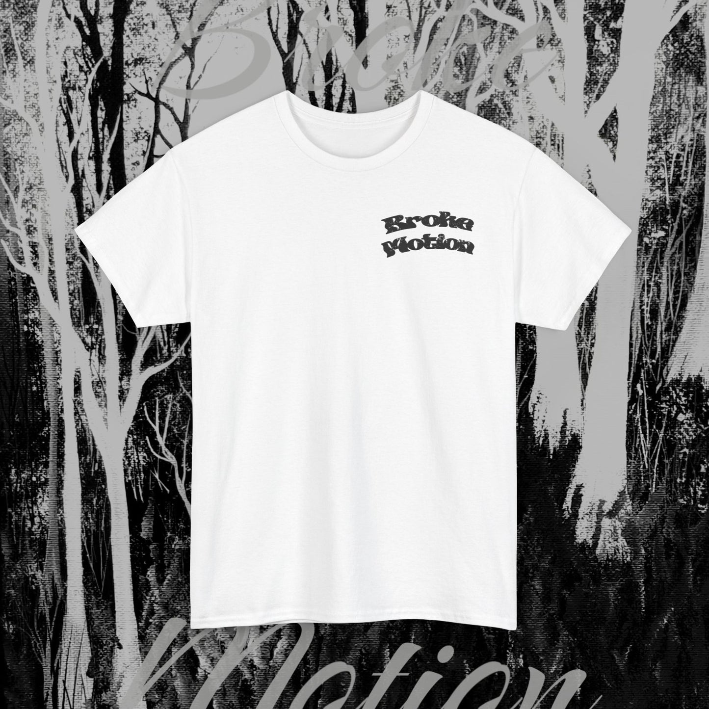 White Broke Motion Star Angel T-Shirt