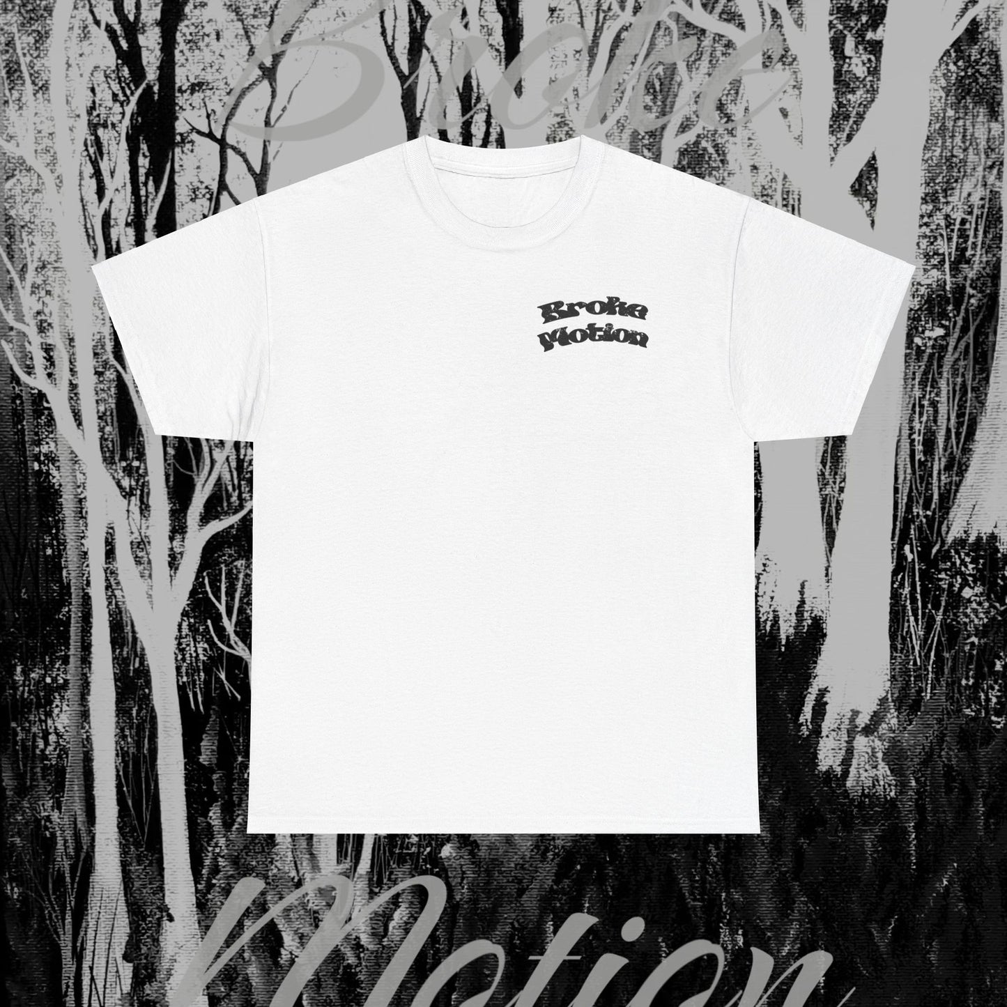 White Broke Motion Star Angel T-Shirt